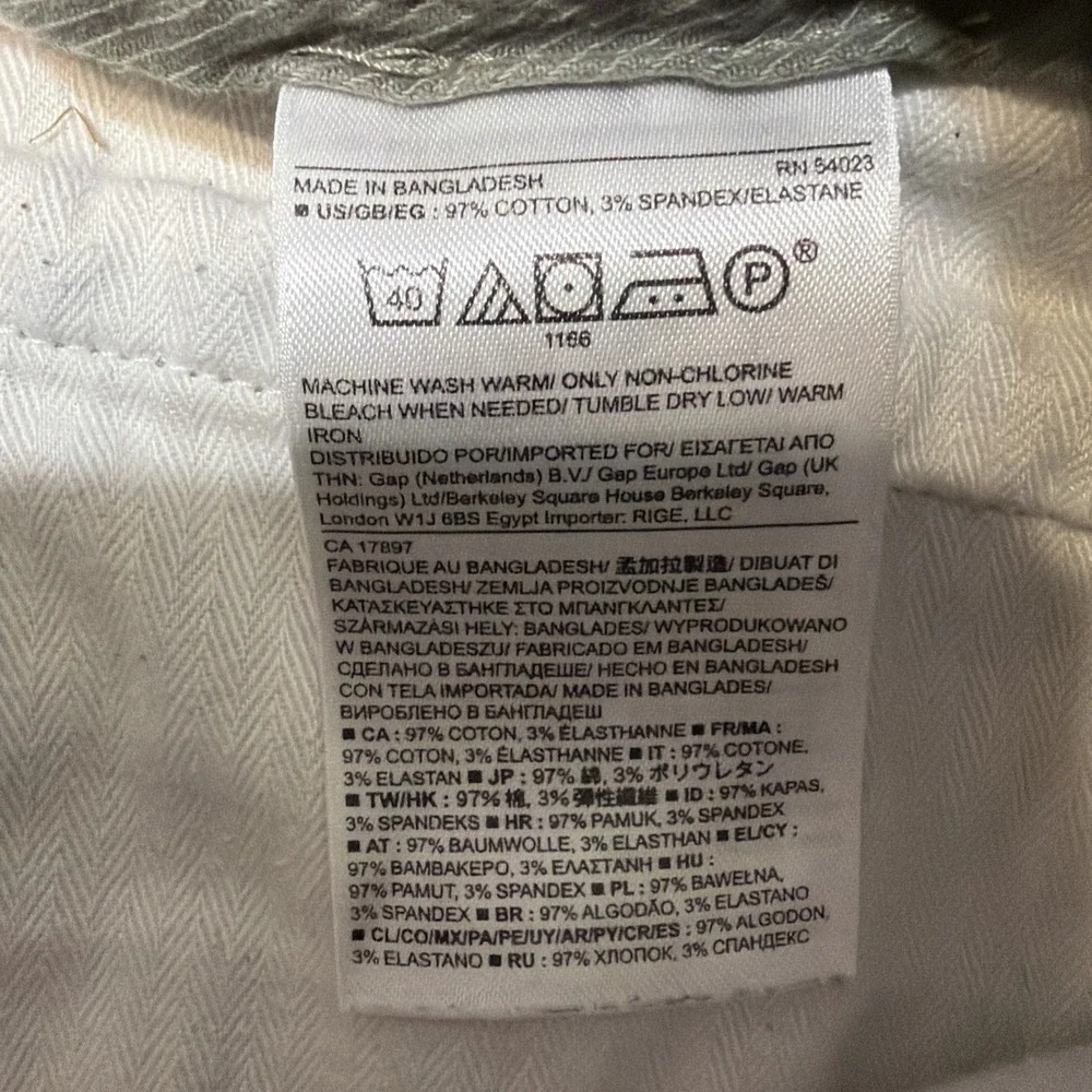 Banana Republic Jogger Pants Mens 34x27 Green Aiden Fit Drawstring Twill Cuffed